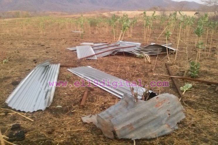 Tornado en Malpaisillo el martes 26 de abril de 2016